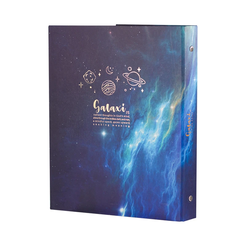دفتر کلاسوری 100 برگ مدل کهکشانی کد KT26-06