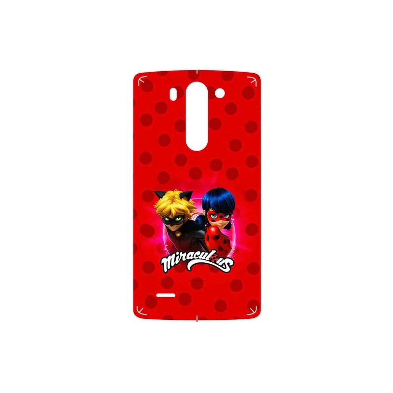 برچسب پوششی ماهوت مدل Ladybug and Cat Noir مناسب برای گوشی موبایل ال جی G3 Beat