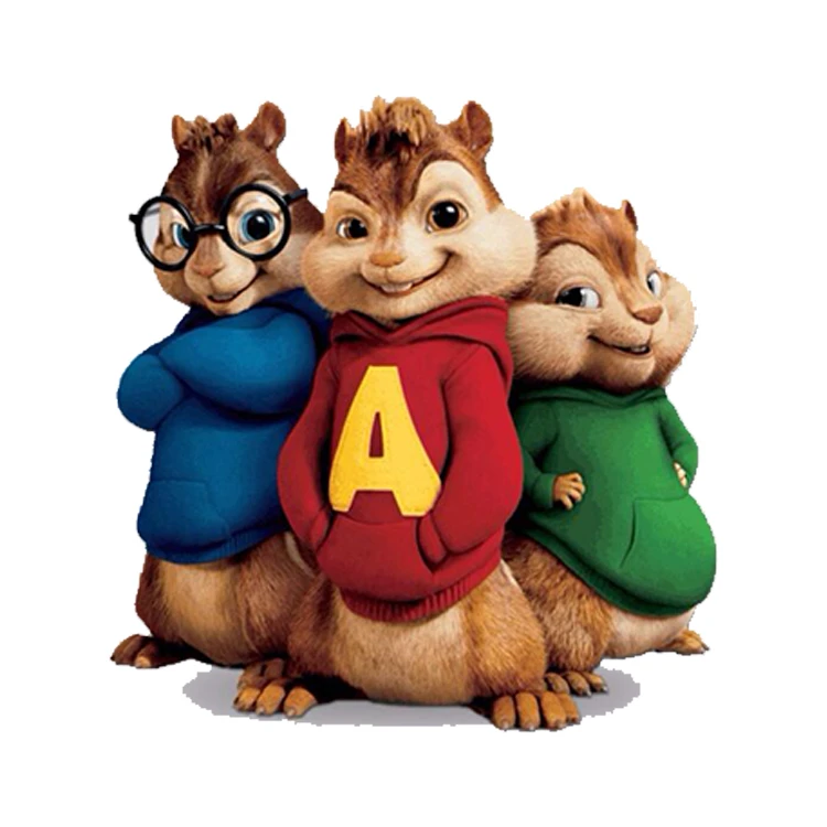 استیکر پارچه و لباس پاد آفرین مدل سنجاب ها کد 2245