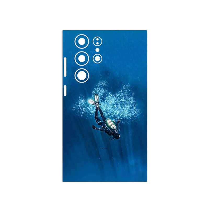 برچسب پوششی ماهوت مدل Scuba Diving مناسب برای گوشی موبایل سامسونگ Galaxy S23 Ultra