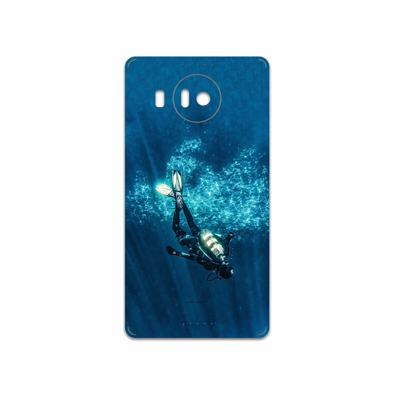 برچسب پوششی ماهوت مدل Scuba Diving مناسب برای گوشی موبایل مایکروسافت Lumia 950 XL