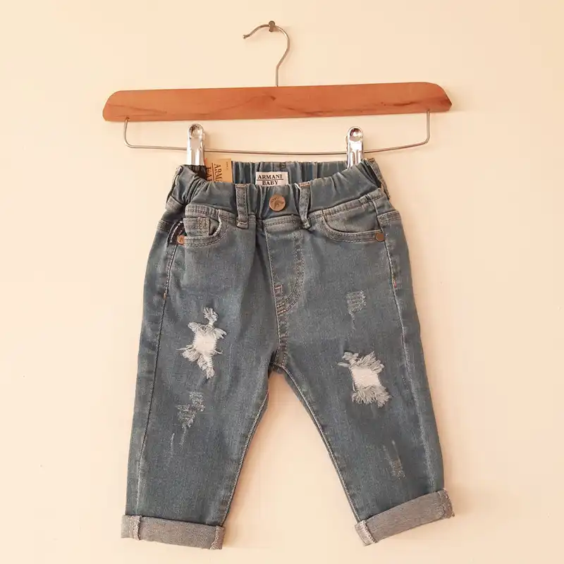 شلوار جین نوزادی آرمانی مدل sshh28