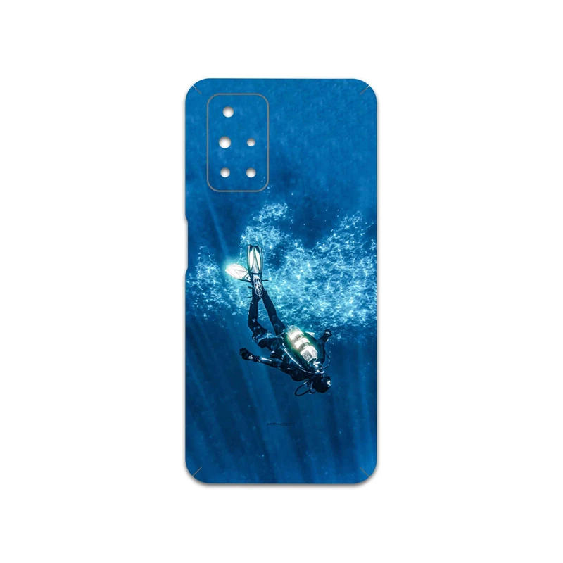 برچسب پوششی ماهوت مدل Scuba-Diving مناسب برای گوشی موبایل شیائومی Redmi 10 Prime