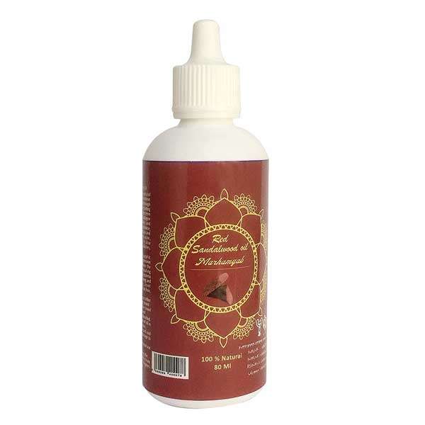 روغن تقویت کننده مو ریش و سبیل مرهم یاب مدل چوب صندل قرمز حجم 80 میلی لیتر