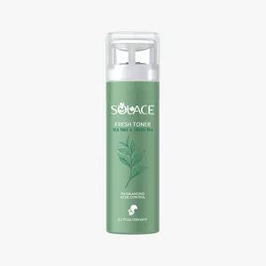 تونر پاک کننده صورت سولس مدل Tea Tree & Green Tea مناسب برای پوست های چرب و مختلط حجم 200 میلی لیتر