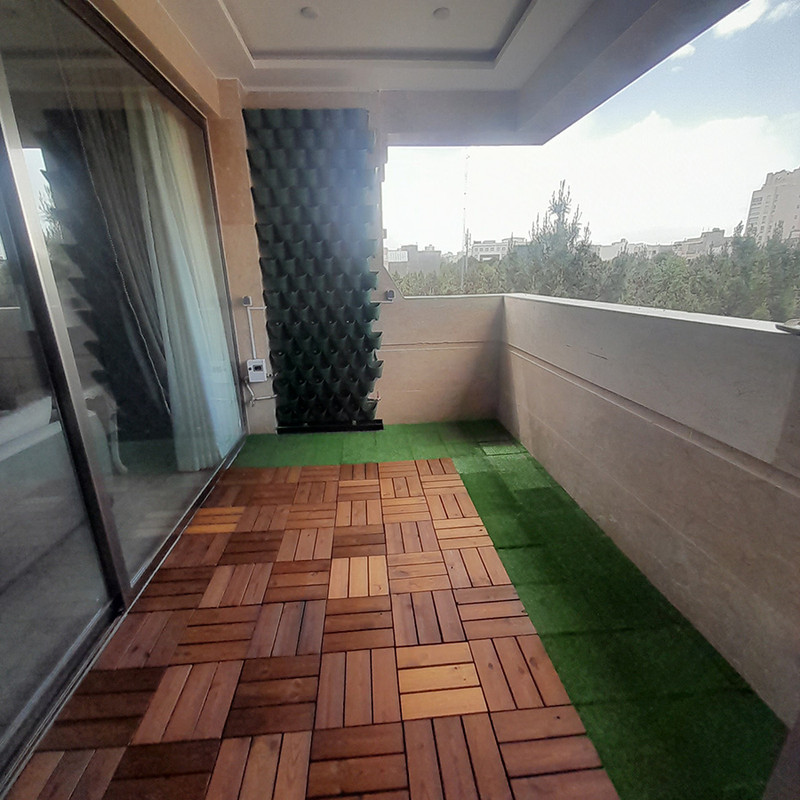 کفپوش مدل تایل ترموود 3 ردیفه سایز 30x30 سانتی متر