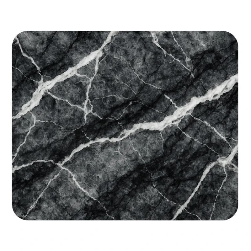 ماوس پد مدل سنگ سیاه سایز 19x24 سانتی متر