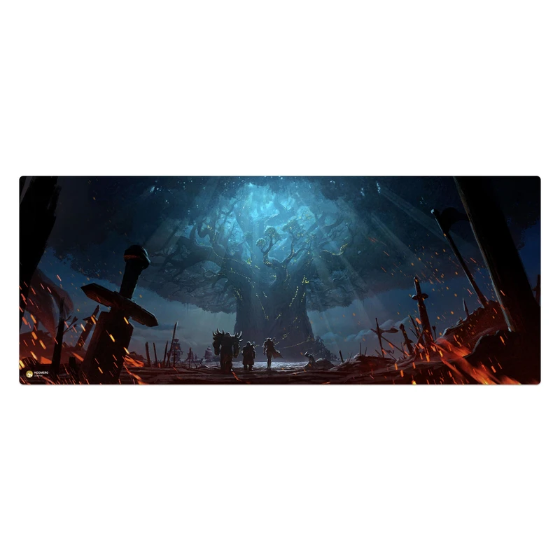 ماوس پد هومرو مدل HX612 طرح World of Warcraft سایز 40x100 سانتی‌متر