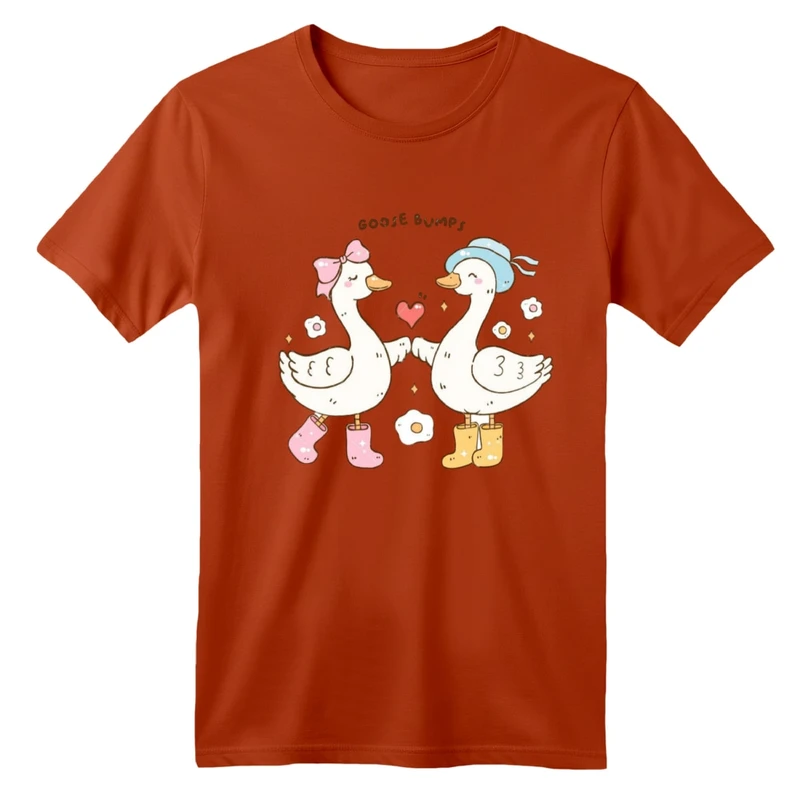 تی شرت آستین کوتاه بچگانه مدل اردک های عاشق