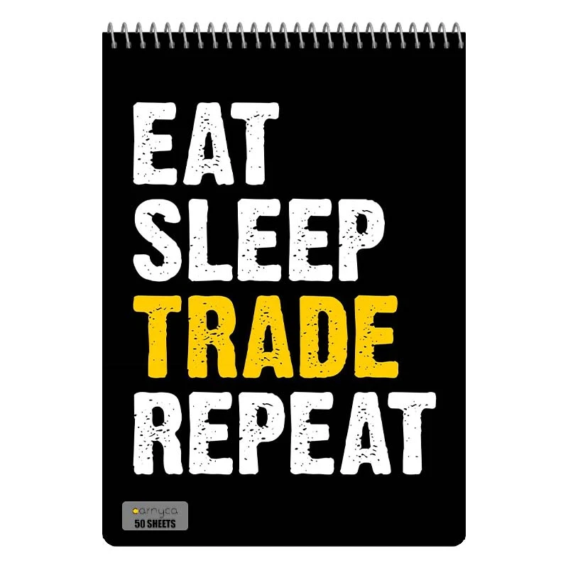 دفتر نقاشی 50 برگ سیمی کارنیکا طرح تریدر Trader کد 83622