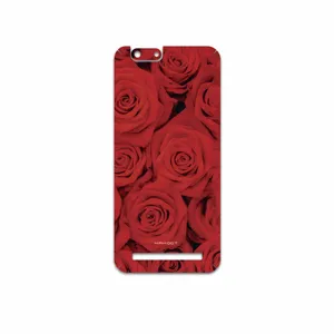 MAHOOT Red-Flower Cover Sticker for PinePhone Kde Community Edition