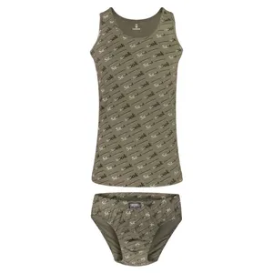 ست زیرپوش و شورت مردانه ساروک مدل کج راه رنگ سدری