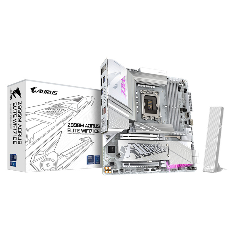 مادربرد گیگابایت مدل Z890M AORUS ELITE WIFI7 ICE