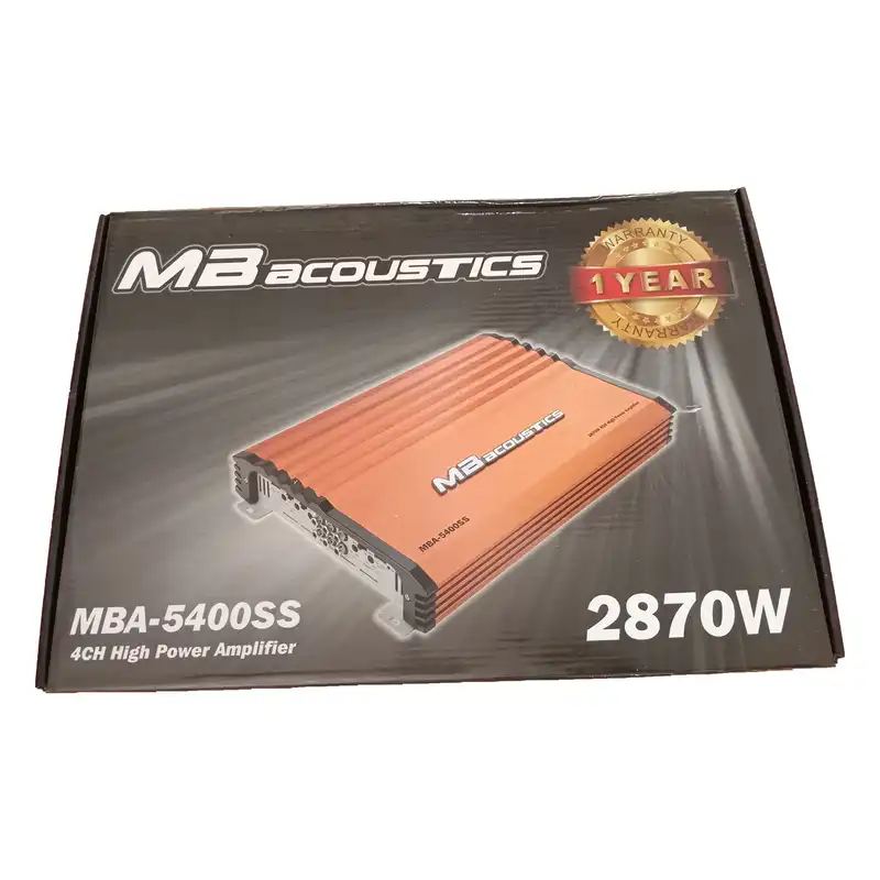 آمپلی فایر خودرو ام بی آکوستیکس مدل MBA-5400SS