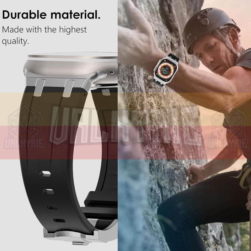 بند والکری مدل Luxury STL Silicone مناسب برای اپل واچ Ultra 49mm / Ultra 2 49mm