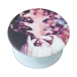 پایه نگهدارنده گوشی موبایل و تبلت پاپ سوکت طرح برگ پاییزی مدل U2