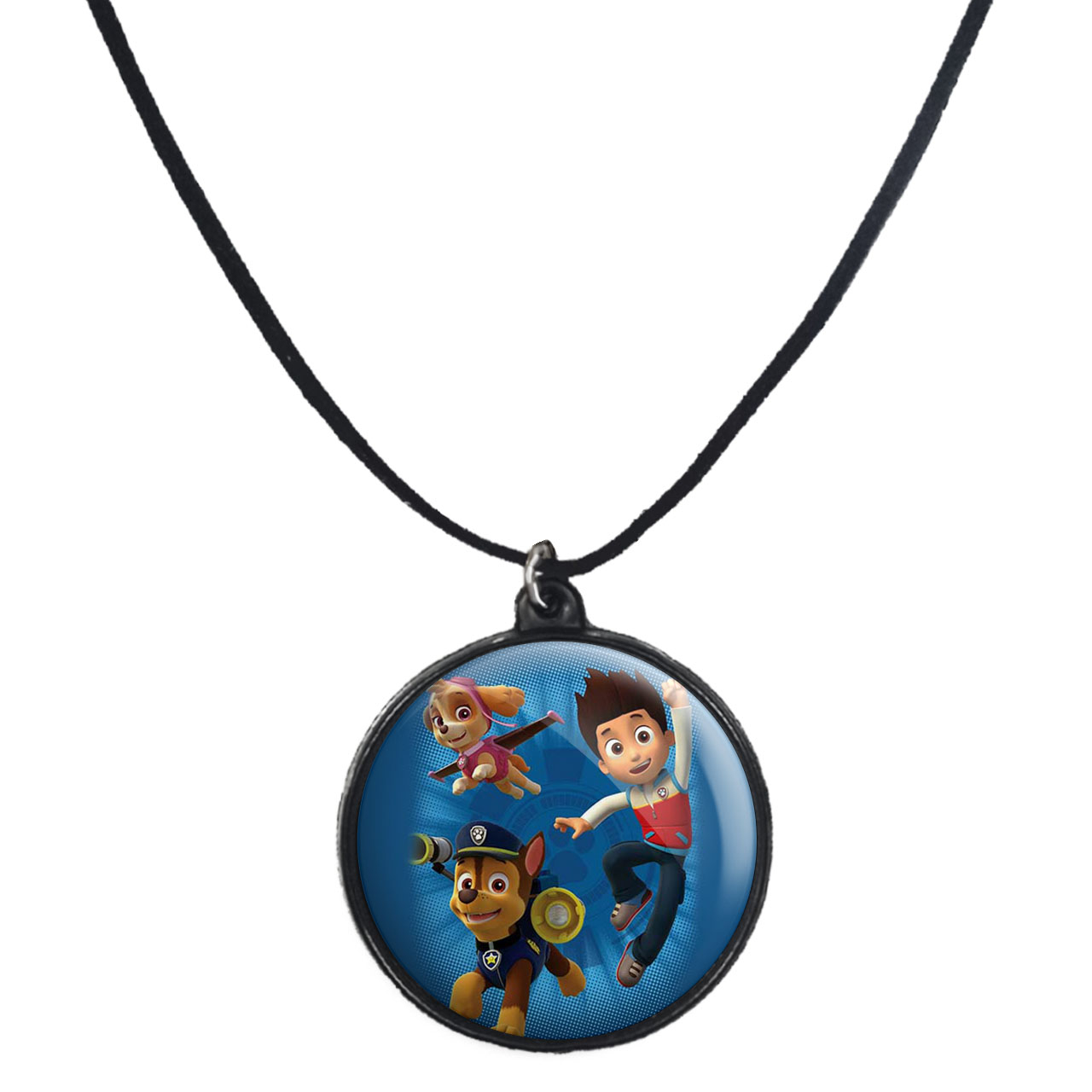 گردنبند پرمانه طرح سگ های نگهبان کد pmb.7671 مدل دو طرفه