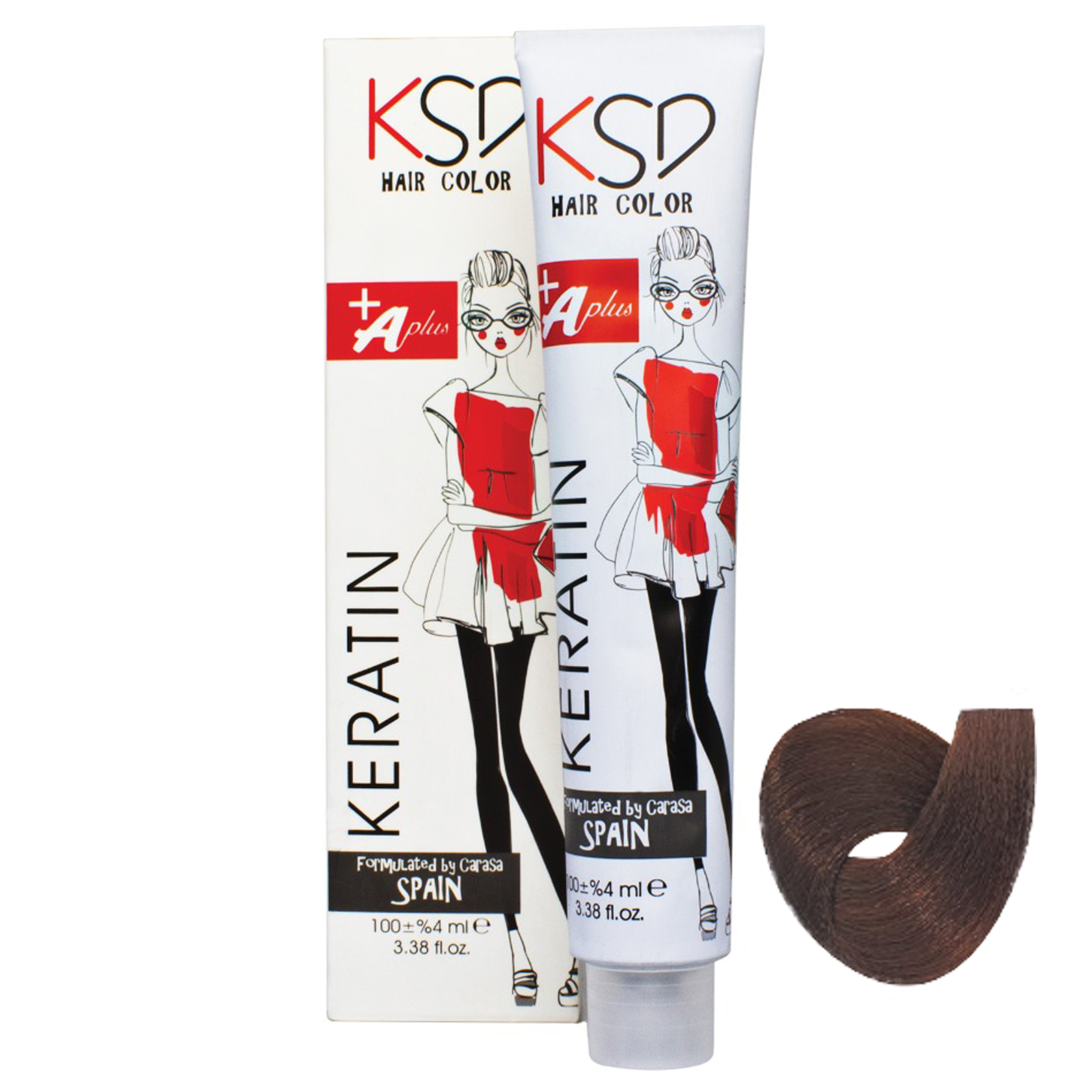 رنگ مو کی اس دی شماره 6.5 حجم 100 میلی لیتر بلوند طلايي تيره