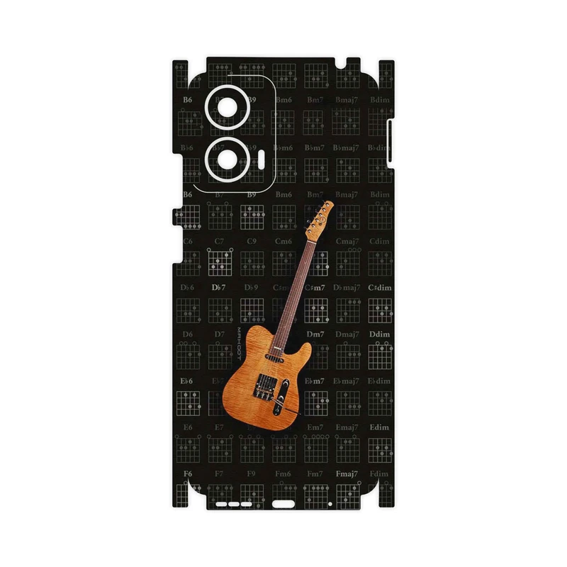 برچسب پوششی ماهوت مدل Guitar_Instrument-FullSkin مناسب برای گوشی موبایل موتورولا Moto G24