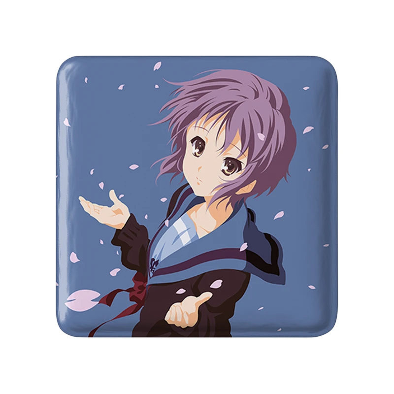 مگنت خندالو طرح یوکی انیمه ناپدید شدن هارومی سوزومیا The Disappearance of Haruhi Suzumiya  مدل مربعی کد 23118