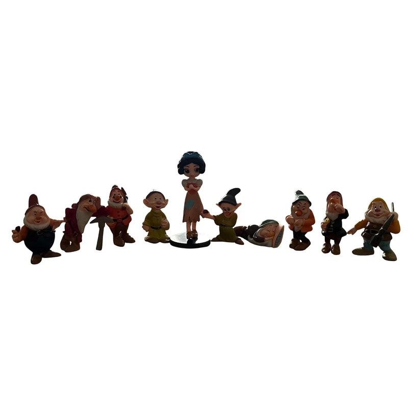 اکشن فیگور مدل مجموعه 10 عددی کوتوله ها ارتفاع 4 سانتی متر