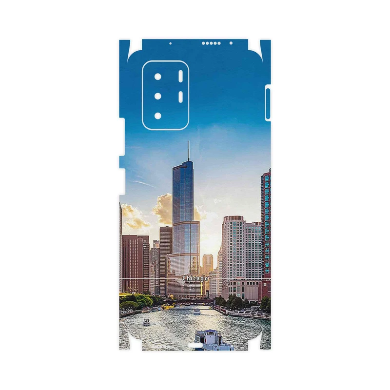 برچسب پوششی ماهوت مدل City of Chicago-FullSkin مناسب برای گوشی موبایل شیائومی Redmi Note 10 Pro (China)