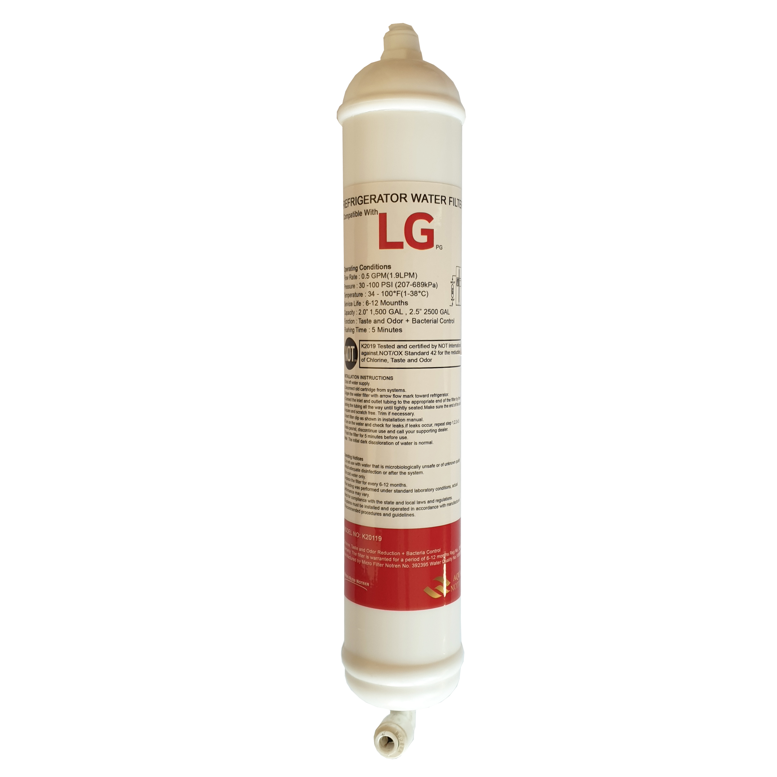 فیلتر یخچال ساید بای ساید مدل L1500G