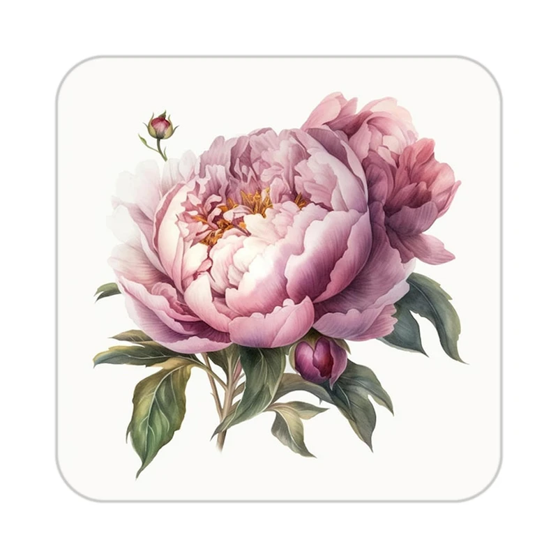 زیر لیوانی کاکتی طرح گل مدل mp18417