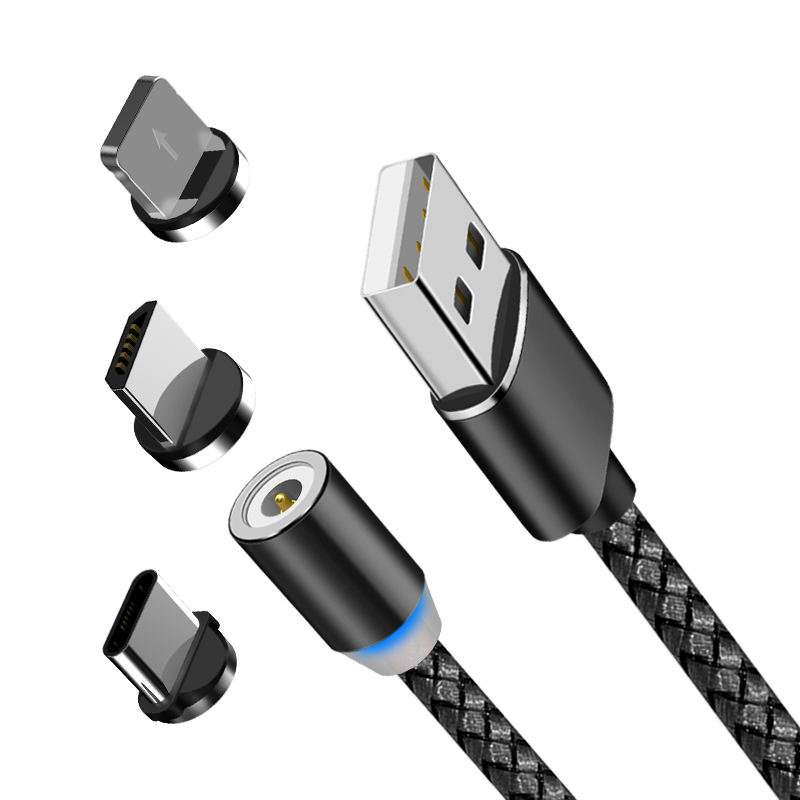 کابل تبدیل مغناطیسی USB به لایتنینگ/ MicroUSB / USB -C ایکس کیبل مدل X2 طول 2 متر