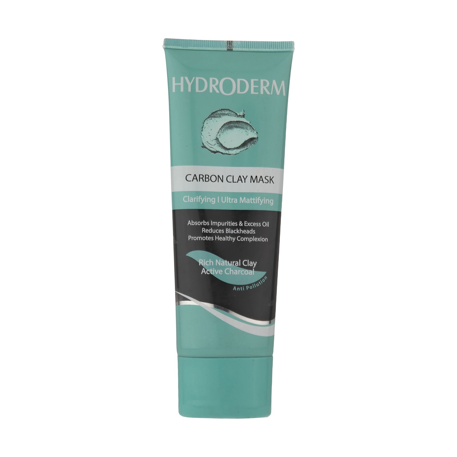 ماسک صورت هیدرودرم مدل Carbon clay مناسب پوست های چرب وزن 100 گرم -  - 1