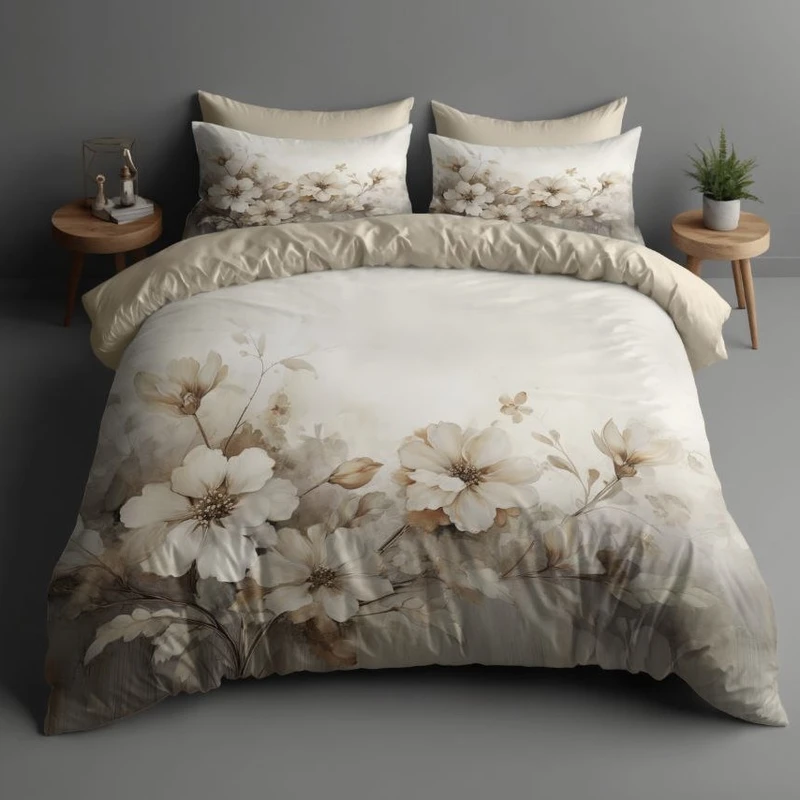 سرویس روتختی دو نفره 6 تکه مدل گلی