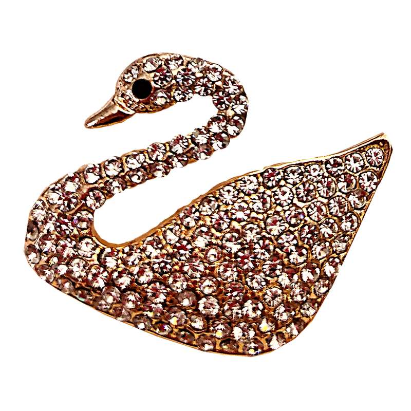 گل سینه زنانه مدل قو