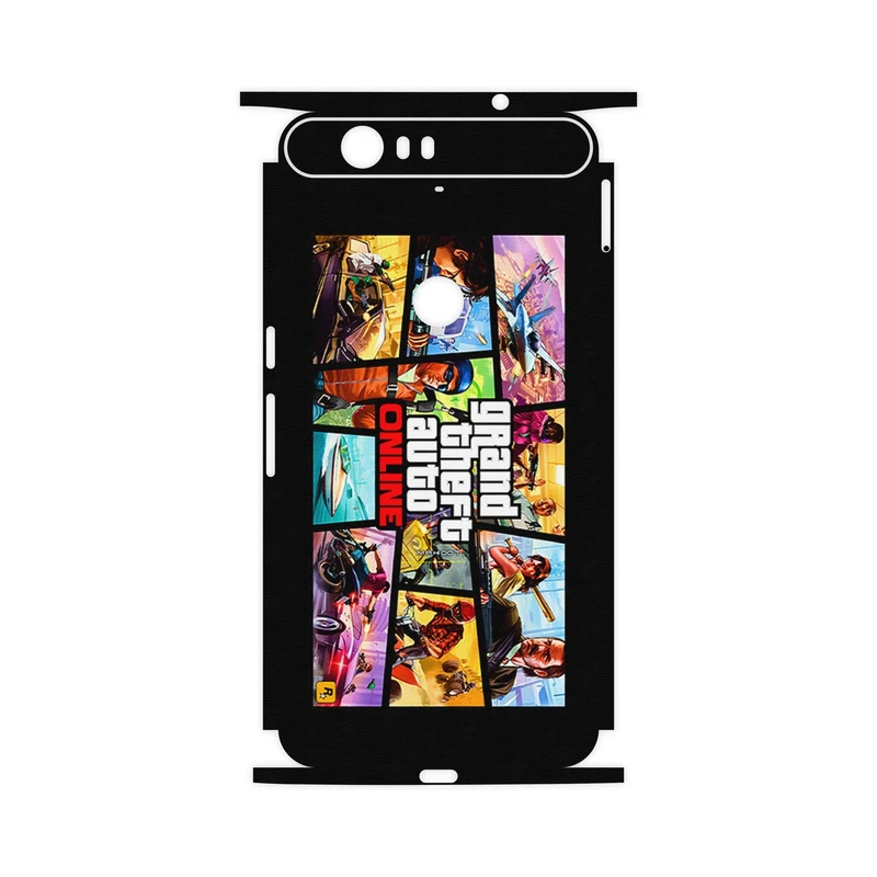 برچسب پوششی ماهوت مدل GTA Online Game Series-FullSkin مناسب برای گوشی موبایل گوگل Nexus 6P