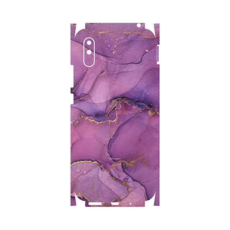 برچسب پوششی ماهوت مدل Purple Marble-FullSkin مناسب برای گوشی موبایل شیائومی Redmi 9A