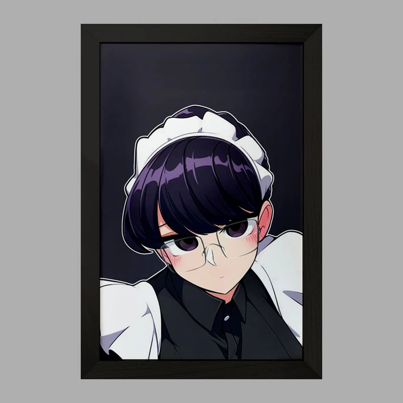 تابلو خندالو مدل انیمه کومی سان  کد 16097