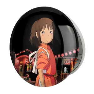 آینه جیبی خندالو طرح انیمه شهر اشباح Spirited Away مدل تاشو کد 4876 