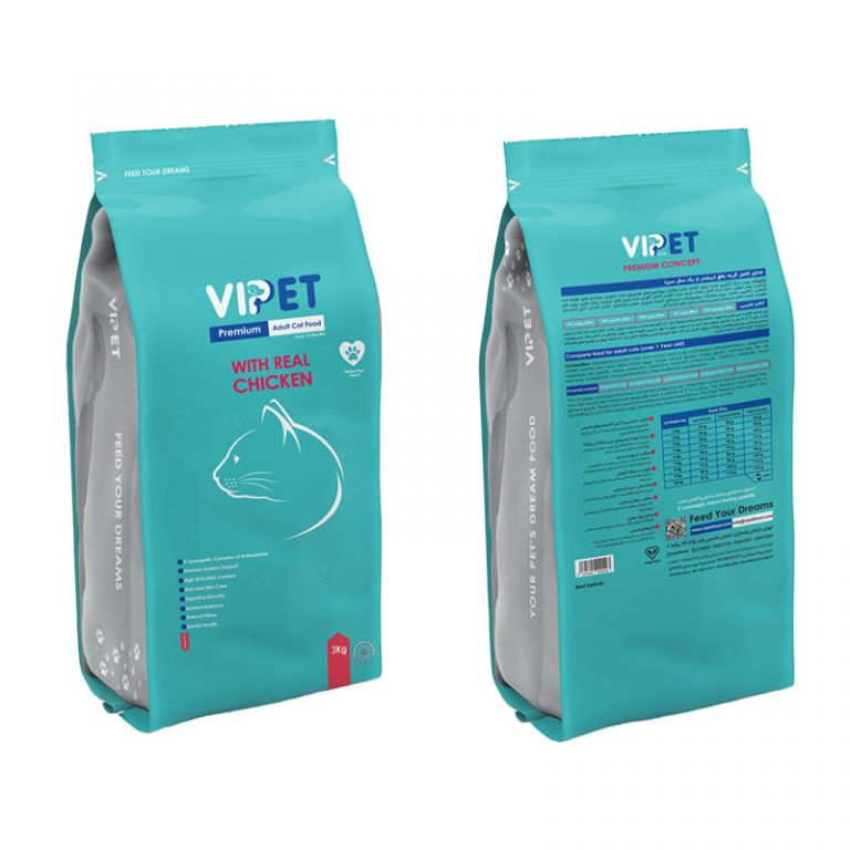 غذای خشک گربه وی پت مدل بالغ وزن 3 کیلوگرم