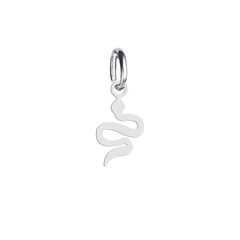آویز گردنبند نقره هایکا طرح مار مدل n.ha62