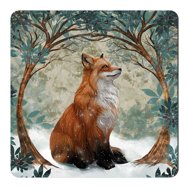  مگنت طرح روباه و روز برفی کد wmg719