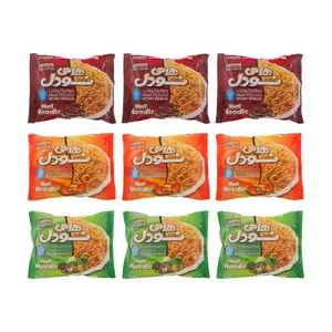 هاتی نودل هاتی کارا - 77 گرم مجموعه 9 عددی