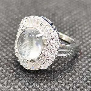 انگشتر نقره زنانه مدل سنگ در نجف کد 390