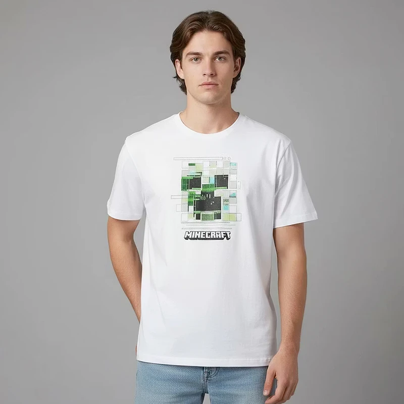 تی‌شرت آستین کوتاه مردانه ماوی مدل 21