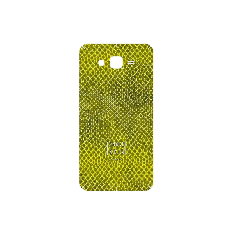برچسب پوششی ماهوت مدل Yellow Snake Skin مناسب برای گوشی موبایل سامسونگ Galaxy J7 2015