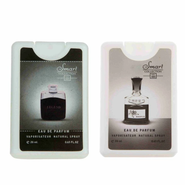 عطر جیبی مردانه اسمارت کالکشن مدل لجند اونتوس حجم 20 میلی لیتر بسته 2 عددی