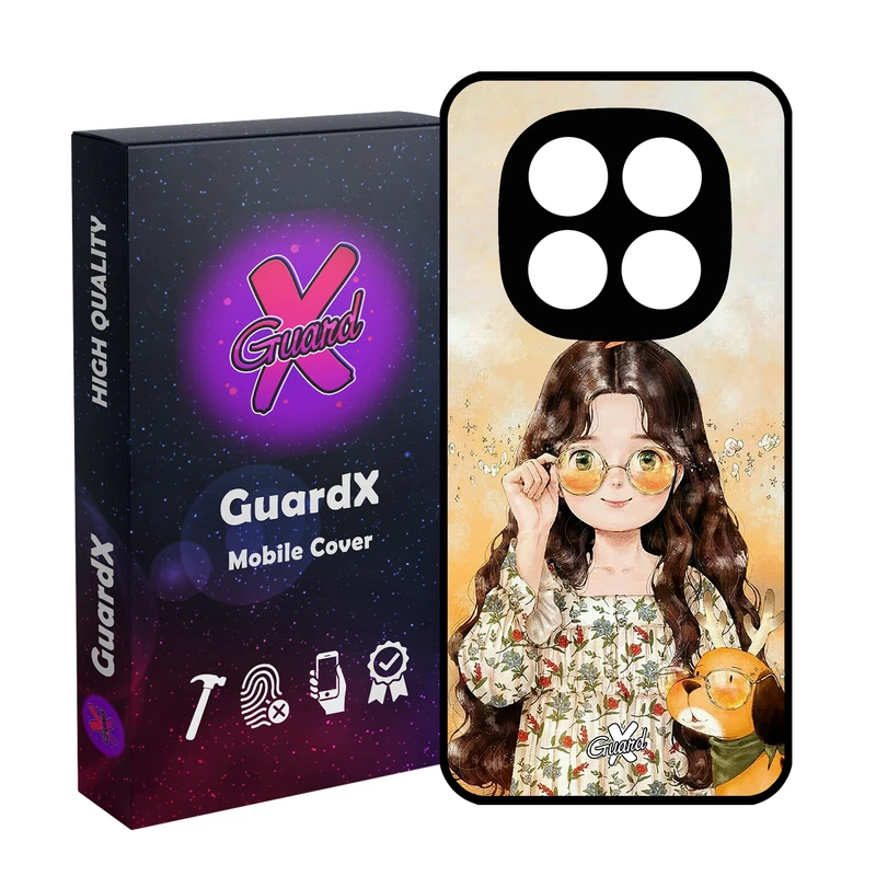 کاور گارد ایکس طرح Girl مدل 10253 مناسب برای گوشی موبایل شیائومی Redmi Note 14 Pro 4G