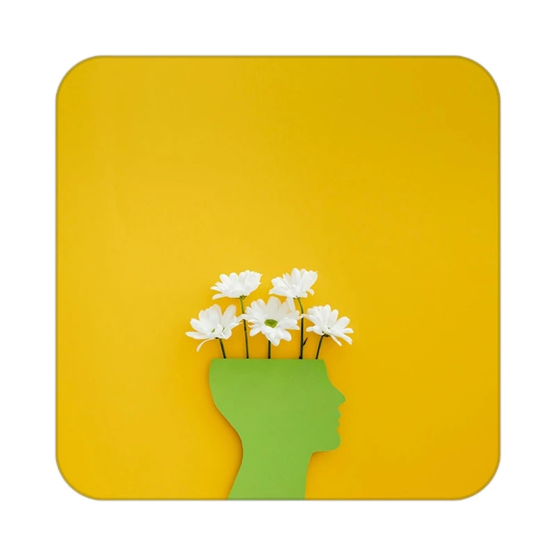 زیر لیوانی کاکتی طرح گل مدل mp16038