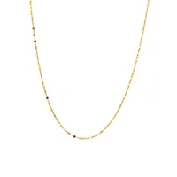 زنجیر طلا 18 عیار زنانه مدل استار