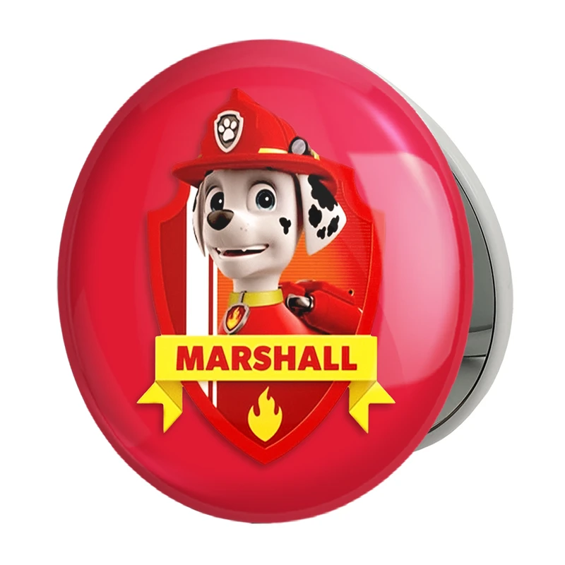آینه جیبی خندالو طرح مارشال سگ های نگهبان Paw Patrol مدل تاشو کد 4708 