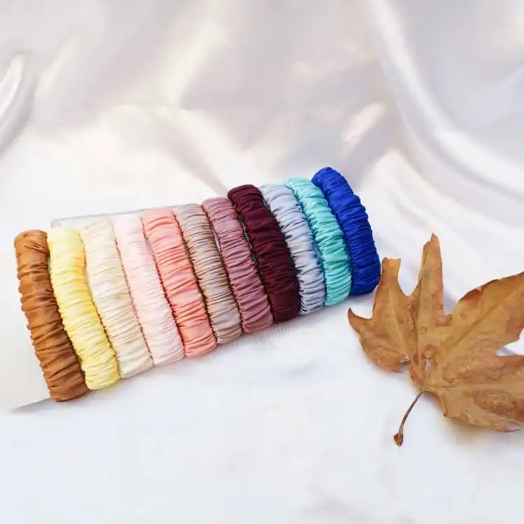 کش مو زنانه مدل مینی اسکرانچی مجموعه یازده عددی