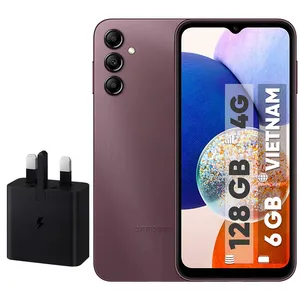گوشی موبایل سامسونگ مدل Galaxy A14 دو سیم کارت ظرفیت 128 گیگابایت و رم 6 گیگابایت به همراه شارژر 15وات سامسونگ - ویتنام